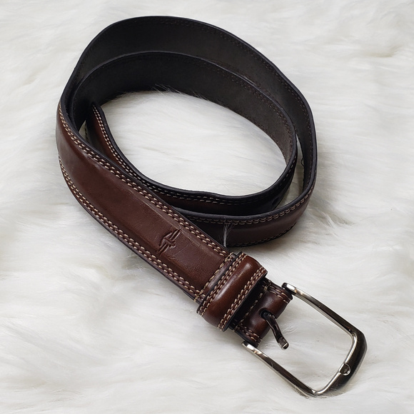 Black NWT Men/'s Dockers Feather-Edge Belt 40